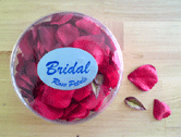 Red Bridal Rose Petals