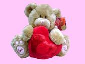 Valentine Heart Brown Bear